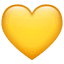 Cuore giallo Emoji