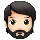 persona con la barba: carnagione chiara