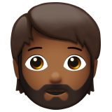 persona con la barba: carnagione abbastanza scura