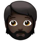 persona con la barba: carnagione scura