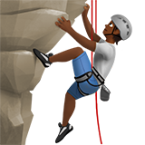 persona che scala: carnagione abbastanza scura