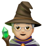 mago: carnagione abbastanza chiara