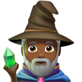 mago uomo: carnagione abbastanza scura