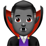 vampiro uomo: carnagione abbastanza scura