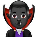 vampiro uomo: carnagione scura