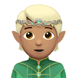 elfo: carnagione olivastra