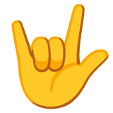 Gesto ti amo - Noto Color Emoji