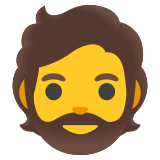 Persona con la barba - Noto Color Emoji