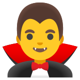 Vampiro uomo - Noto Color Emoji