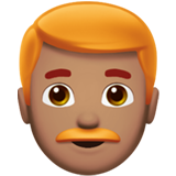 uomo: carnagione olivastra e capelli rossi