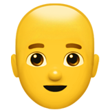 Uomo calvo Emoji