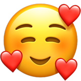 Faccina con cuoricini