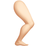 gamba: carnagione chiara