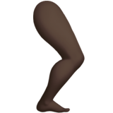 gamba: carnagione scura