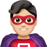 supereroe uomo: carnagione chiara