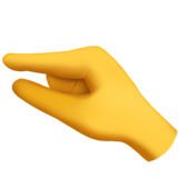 Gesto del pizzico Whatsapp