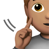 persona con problemi di udito: carnagione olivastra