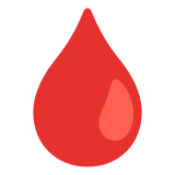 Goccia di sangue - Noto Color Emoji