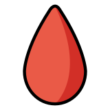 Goccia di sangue - OpenMoji