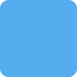 Quadrato blu - Twitter / X