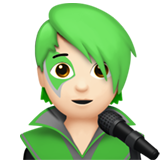 cantante: carnagione chiara