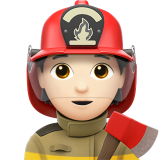 pompiere: carnagione chiara