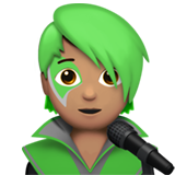 cantante: carnagione olivastra