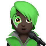 cantante: carnagione scura