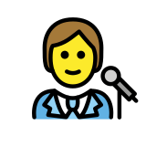 Cantante - OpenMoji