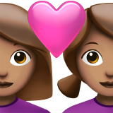 coppia con cuore: donna, donna e carnagione olivastra