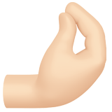 mano a pigna: carnagione chiara