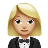 donna in smoking: carnagione abbastanza chiara