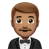 uomo in smoking: carnagione olivastra