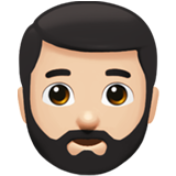 uomo con la barba: carnagione chiara