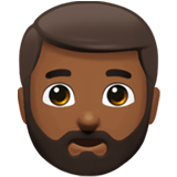 uomo con la barba: carnagione abbastanza scura