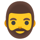 Uomo con la barba - Noto Color Emoji