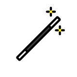 Bacchetta magica - OpenMoji