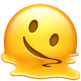 Emoji della faccia che si scioglie