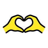 Mani a cuore - OpenMoji