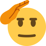 Faccina che fa il saluto - Twitter / X