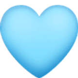 Cuore azzurro - Facebook