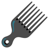 Pettine afro - Noto Color Emoji