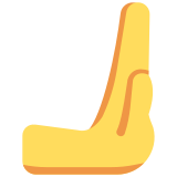 Mano che spinge a destra - Twitter / X