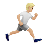 persona che corre: carnagione abbastanza chiara e a destra