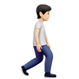 pedone: carnagione chiara e a destra