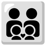 Famiglia: persone adulte, minori - Noto Color Emoji