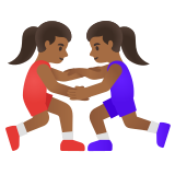 lottatrici: carnagione abbastanza scura