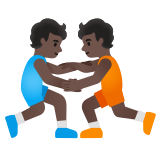 persone che fanno la lotta: carnagione scura