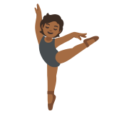 persona che danza: carnagione abbastanza scura