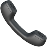 Cornetta del telefono Emoticon